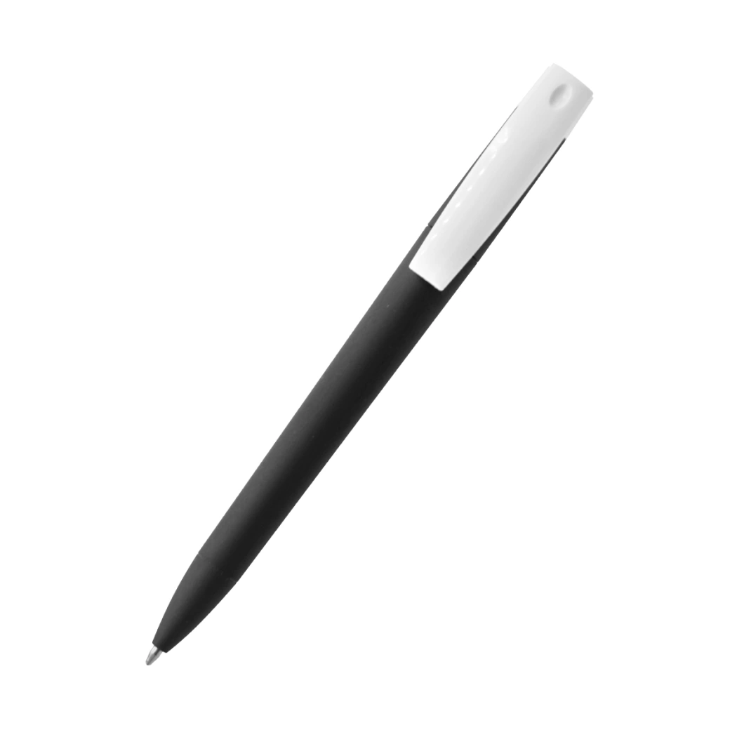 Ручка пластиковая T-pen софт-тач, черная