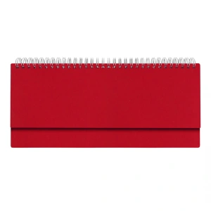 Планинг Alfa Soft 325*130 мм, красный, недатированный, в твердой обложке