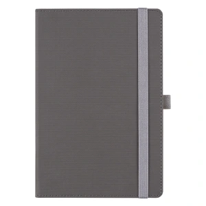 Ежедневник Alfa Note Pasu А5, серый/серый,  недатированный, в твердой обложке