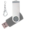 Флеш накопитель Twister 16GB, пластик Софт Тач/металл, белый/белый