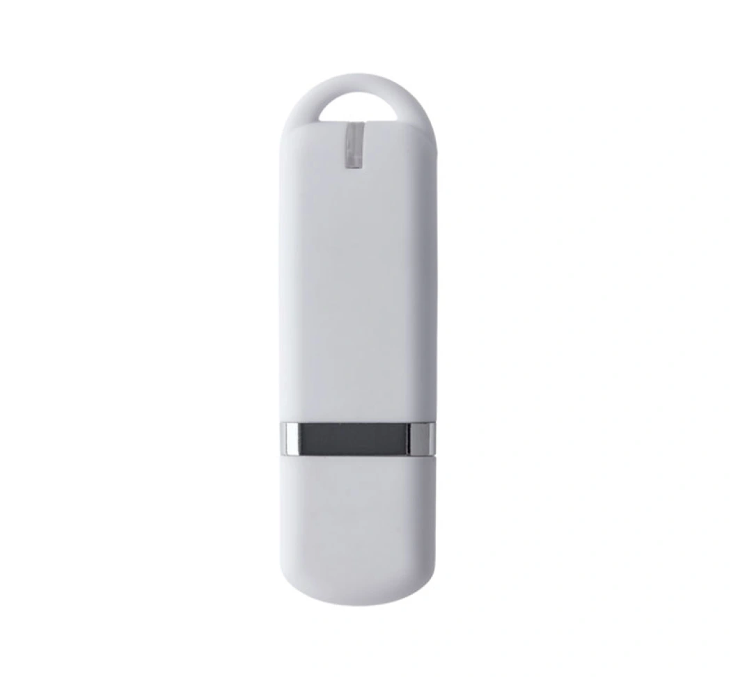 Флеш накопитель USB 2.0 Memo 16GB, пластик Софт Тач, белый/белый