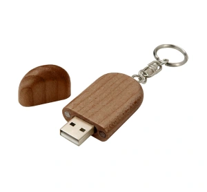 Флеш накопитель USB 2.0 Maple 32GB, орех, коричневый/коричневый