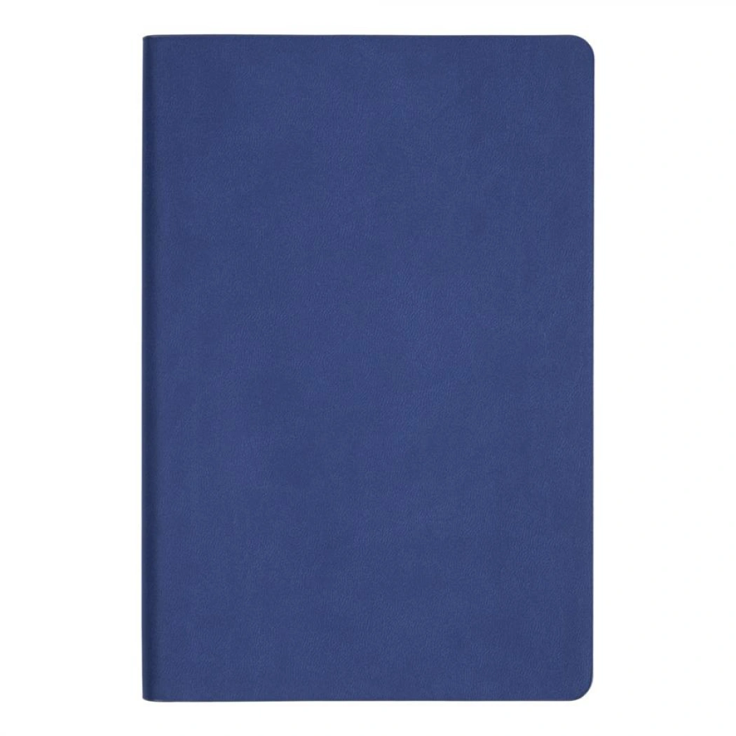 Ежедневник Flexy Latte Soft Touch Blue Edition Color А5, синий/оранжевый, недатированный, в гибкой обложке