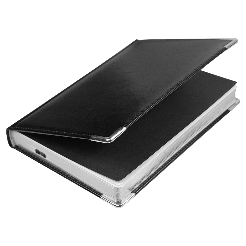 Набор подарочный Solution Prestige Quardo ( ежедневник, колонка, обложка для паспорта, ручка), черный