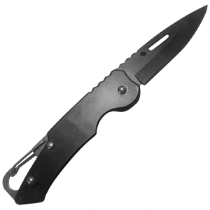 Брелок-нож карманный с карабином Tools Blackburn, черный