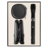 Набор подарочный Solution Superior Trio (Фонарь телескопический Tools Flashlight, рулетка Tools Trecker 3 метра, мультитул Tools Hardwork), черный