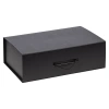 Подарочная коробка, размер 39*26,3*11 см, Solution Prestige Big Case с магнитным клапаном и ручкой , серебристая