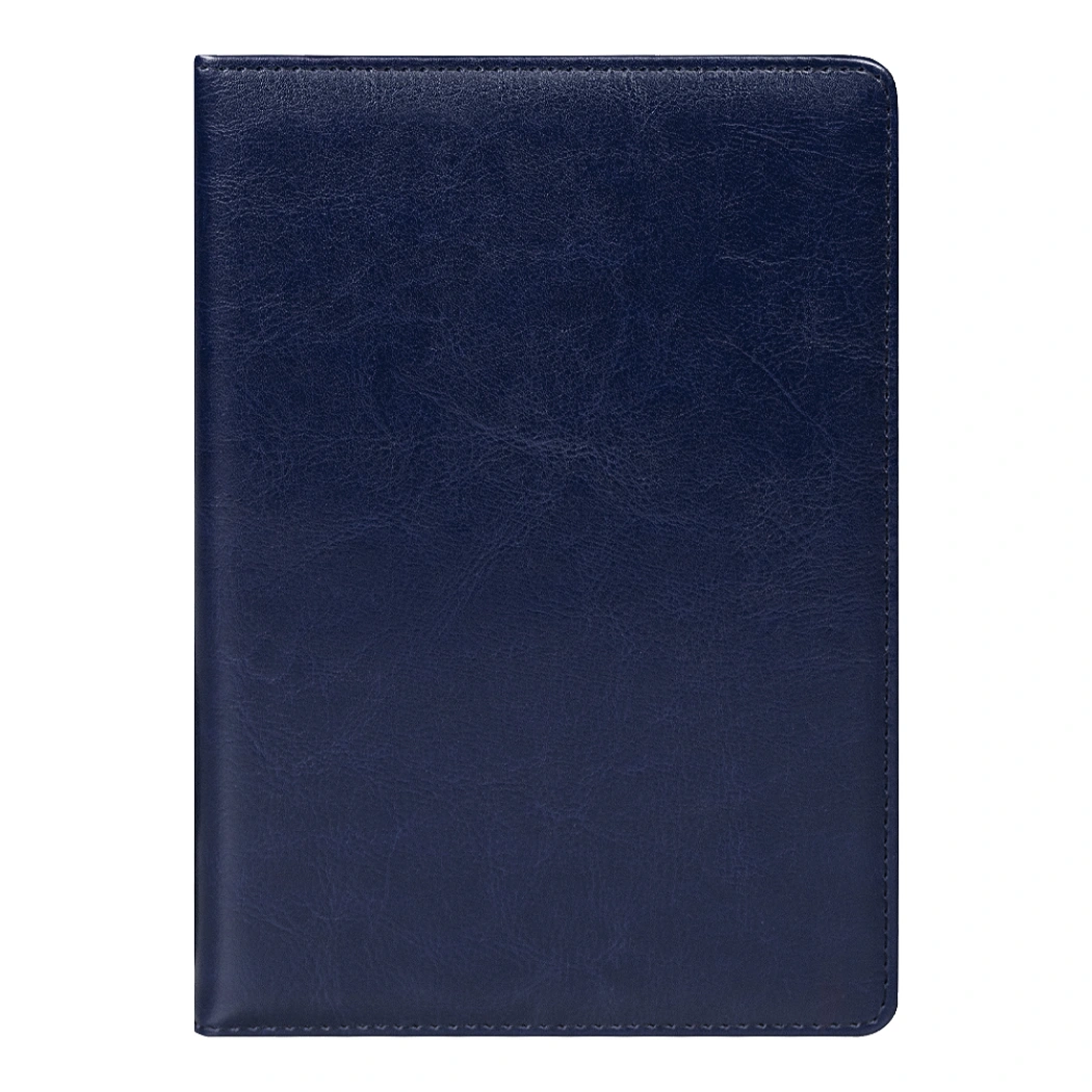 Ежедневник City Nebraska Tennessee A5, недатированный, темно-синий  с серебром