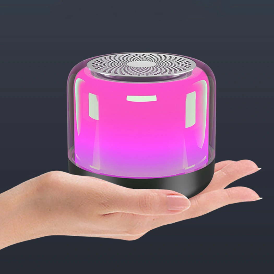 Колонка беспроводная MyTone Light Sound со светомузыкой, черная
