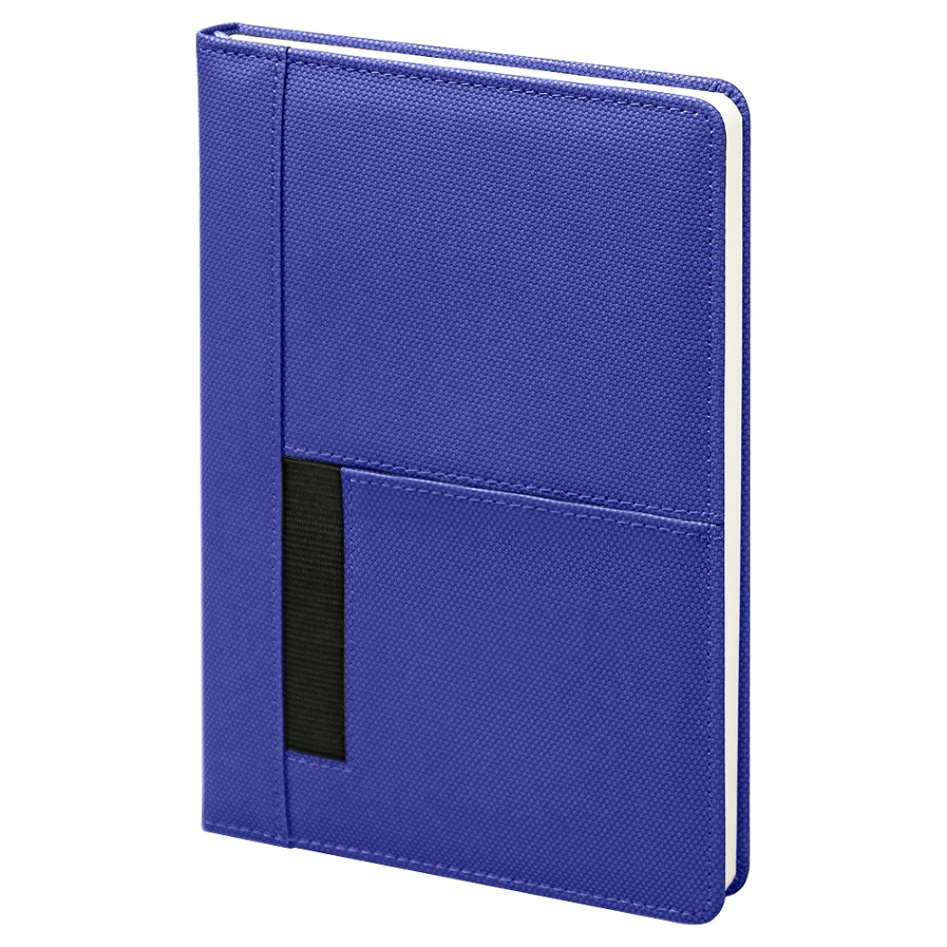 Ежедневник Smart Cardiff  А5, ярко-синий, недатированный, в твердой обложке с поролоном 