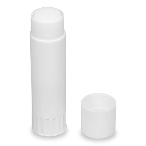 Клей-карандаш PVP, 21 гр, корпус белый, пластиковый, цвет клея - белый