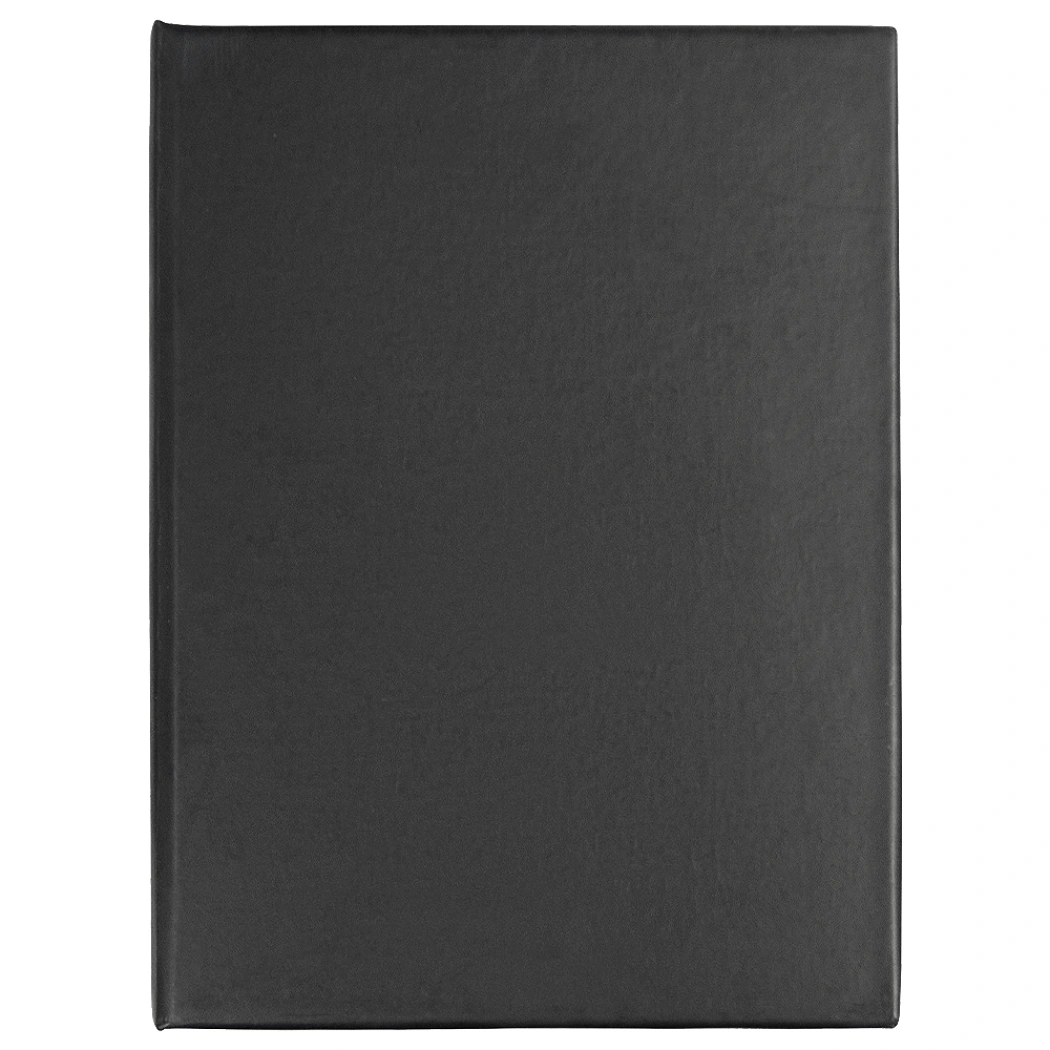 Набор цветных бумажных стикеров Stick and Smile  в твердом переплете, 100 листов в блоке,  размер 8*10,5*1,5 см, черный