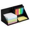 Настольный органайзер в картонном переплете Stick and Stay размер 9,5*9,5*9,5 см, черный
