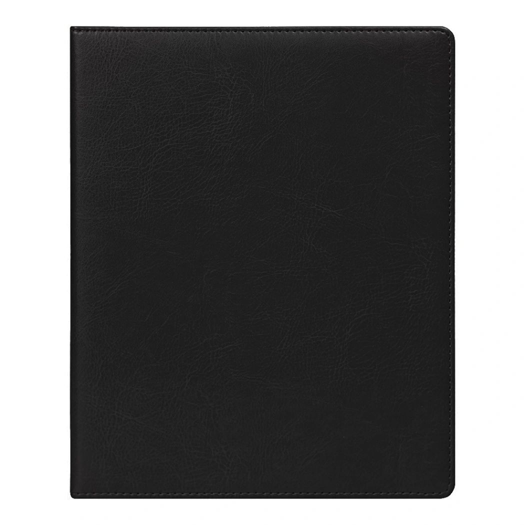 Еженедельник Urban Agenda Buffalo A4, черный, датированный на 2026 г, в полугибкой обложке