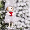 Новогоднее украшение рождественский ангел Кьют,серый