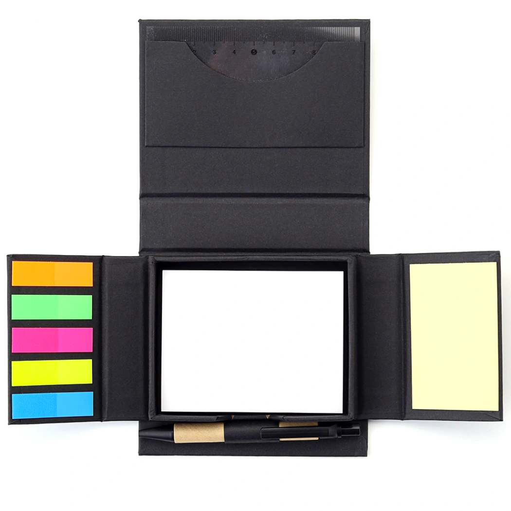 Набор для записей со стикерами Notora, черный