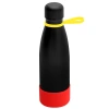 Термобутылка герметичная вакуумная Olivia To Go, чёрный/красный/оранжевый