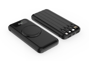 Внешний аккумулятор Authority с беспроводной зарядкой, 10000 Mah, чёрный