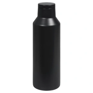 Вакуумная термобутылка  LARVIK, металлическая, двухстеночная, обьем 500 мл, черная