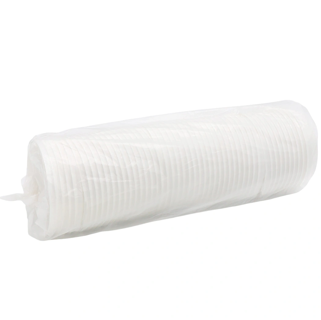 Набор бумажных стаканов с крышкой 8 унций (240 мл), 50 шт