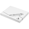Коробка для ручек Solution белая, с кремовым ложементом, размер 20,5*16*2 см