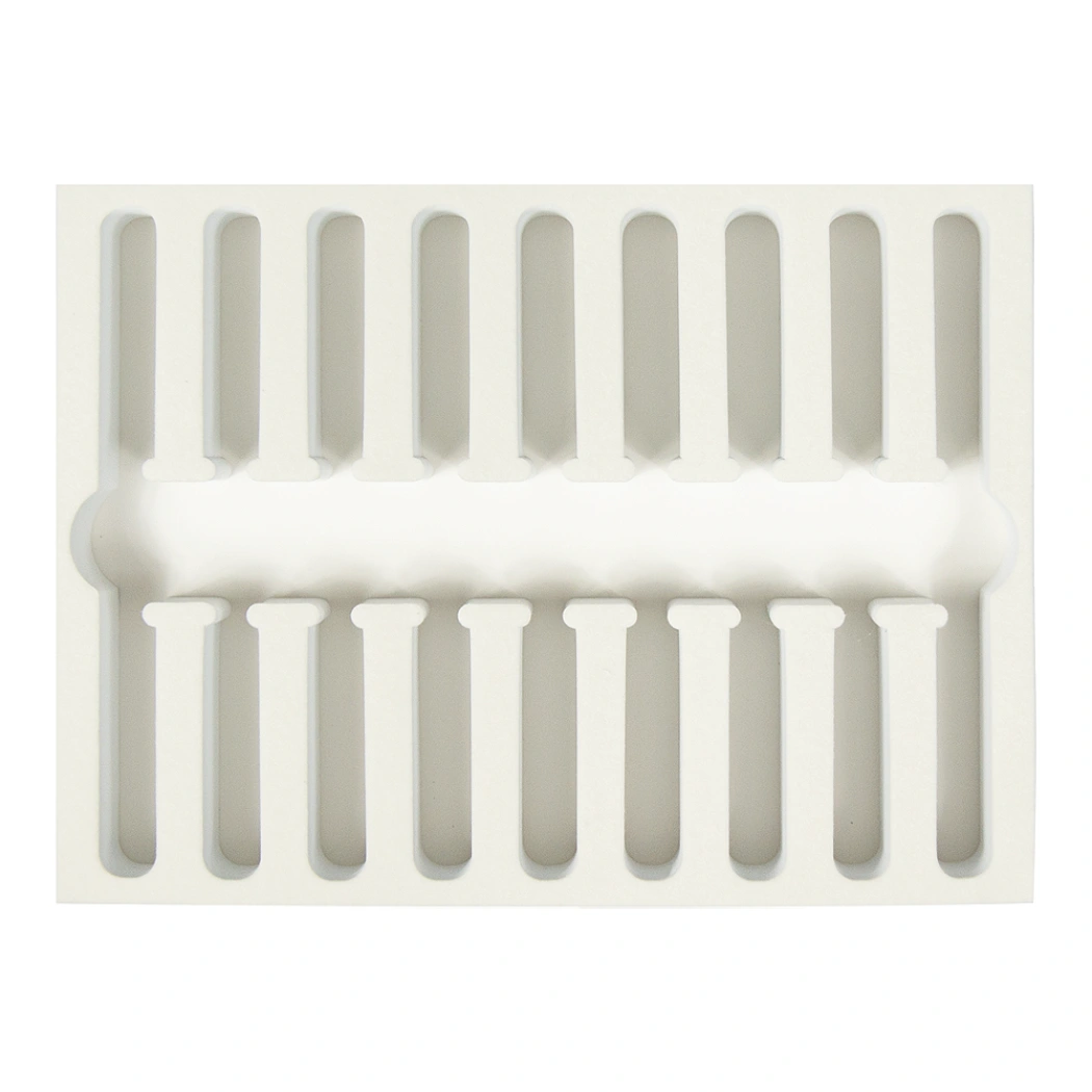 Коробка для ручек Solution белая, с кремовым ложементом, размер 20,5*16*2 см