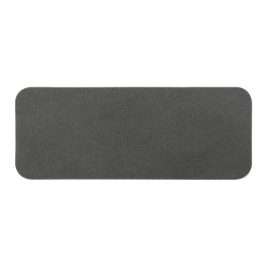 Шеврон Rectangle NUBA размер 75*29 мм, темно-серый, со скругленными углами