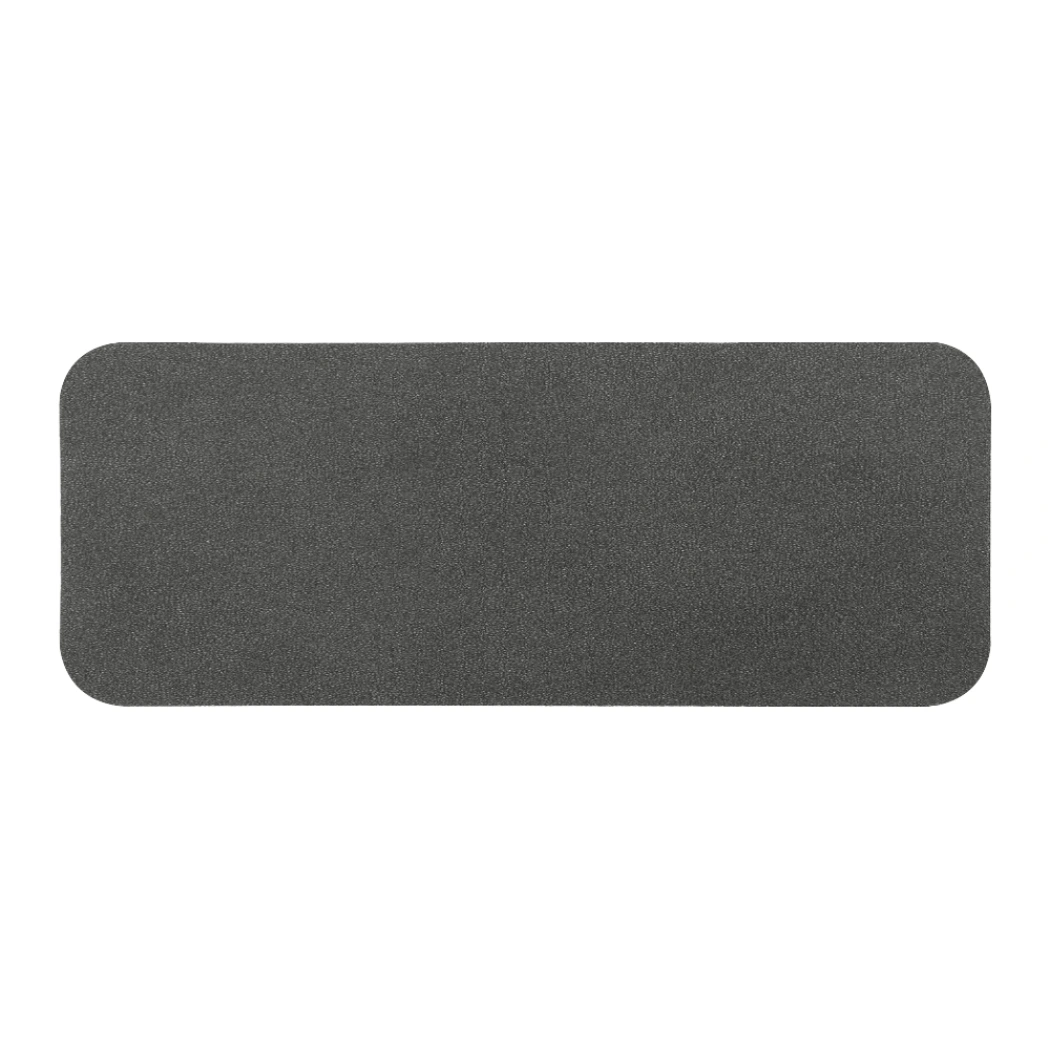 Шеврон Rectangle NUBA размер 75*29 мм, темно-серый, со скругленными углами