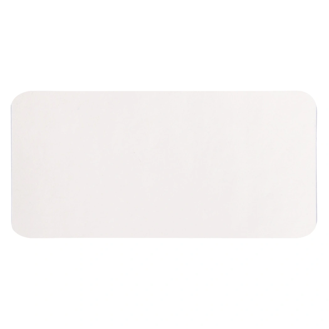 Шеврон Rectangle Milano размер 60*30 мм, молочный, со скругленными углами