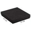 Коробка подарочная, размер 18*18*2 см, Solution Superior, черная,  бежевый ложемент под ручку и прямоугольный предмет