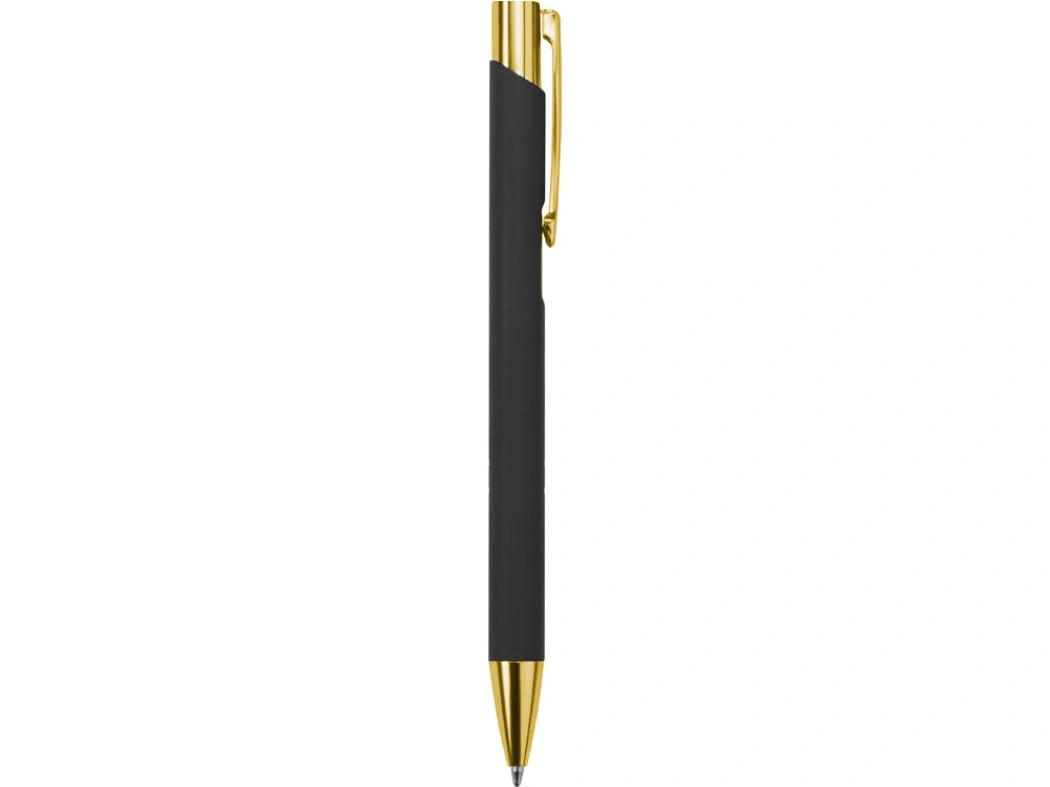 Ручка шариковая, Legend Soft Touch Mirror Gold Requis, черная/золотистая