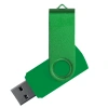 Флеш накопитель USB 2.0 Twister Assembly 16GB, пластик Софт Тач/металл, синий/синий
