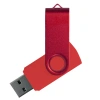Флеш накопитель USB 2.0 Twister Assembly 16GB, пластик Софт Тач/металл, синий/синий