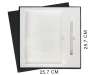 Коробка подарочная Solution Superior Linen под ежедневник, ручку Zorro серебро, 25,7x25,7 см, бежевый ложемент (индивидуальная вырубка)