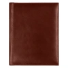 Суперобложка из натуральной кожи Universal leather размер А5+ , черная,  с блокнотом