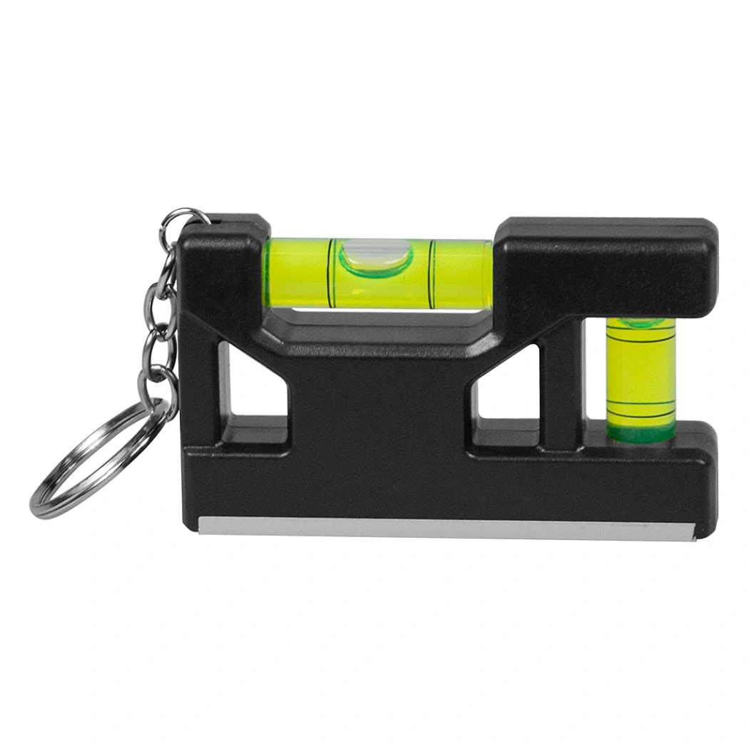 Брелок уровень Tools Pocket level, пластиковый, черный
