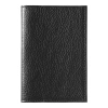 Обложка для паспорта Leather Sky Flotter Trend из натуральной кожи, черная