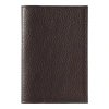 Обложка для паспорта Leather Sky Flotter Trend из натуральной кожи, черная