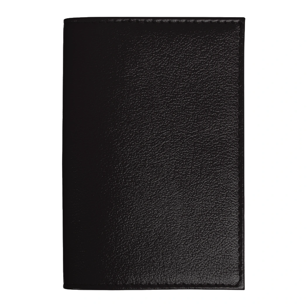 Обложка для автодокументов Leather Sky Matt Sun из натуральной кожи, черная