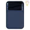 Внешний аккумулятор (powerbank) «Lumen», софт тач, 10 000 mAH, с тремя зарядными шнурами, 22,5W super fast charge, Power Delivery (PD) 20W (dfnn), QC3.0, черный