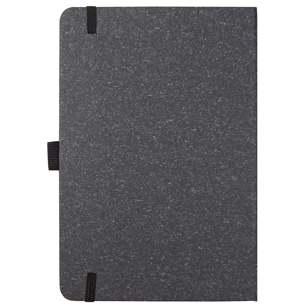 Блокнот Forest  Alfa Polo Recycled Paper А5, недатированный, в твердой обложке,  с резинкой и петлей для ручки, черный
