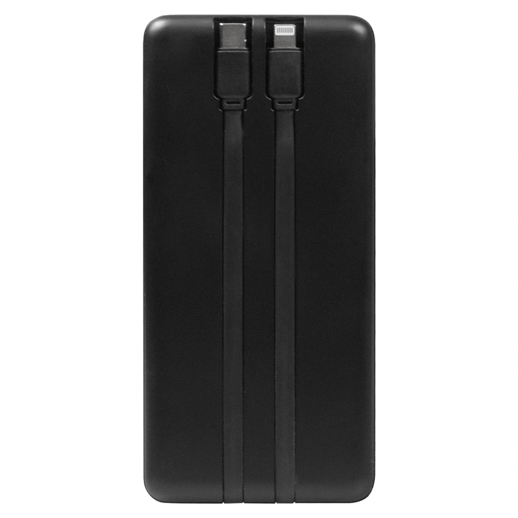 Внешний аккумулятор (powerbank) «Stream 20», 20 000 mAH, с двумя зарядными шнурами,  22,5W (Ватт)  super fast charge, Power Delivery (PD) 25.5W (dfnn), c цифровым дисплеем для контроля заряда, черный