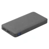 Внешний аккумулятор (powerbank) «WeCharge Velvet», 10 000 mAH, 5V -2A , c цифровым дисплеем для контроля заряда, серый