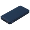 Внешний аккумулятор (powerbank)  «WeCharge Soft Touch»,  10 000 mAH, Power Delivery (PD) 25.5W, со светящимся логотипом после гравировки, c цифровым дисплеем для контроля заряда, черный