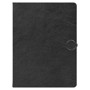 Ежедневник Alfa Omega Mocca Business Edition B5, в твердой обложке, с магнитной застежкой, черный, в подарочной коробке