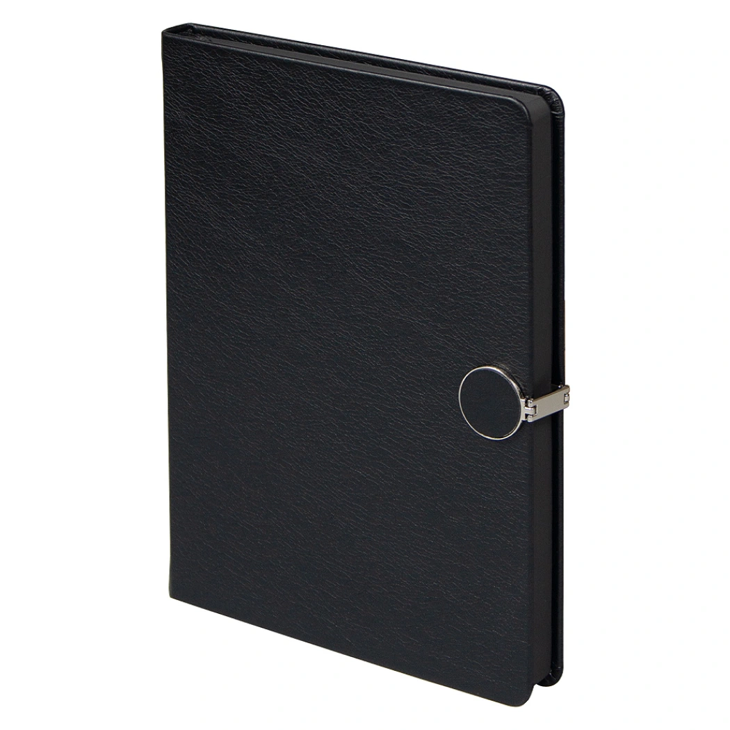 Ежедневник Alfa Omega Mocca Business Edition B5, в твердой обложке, с магнитной застежкой, черный, в подарочной коробке