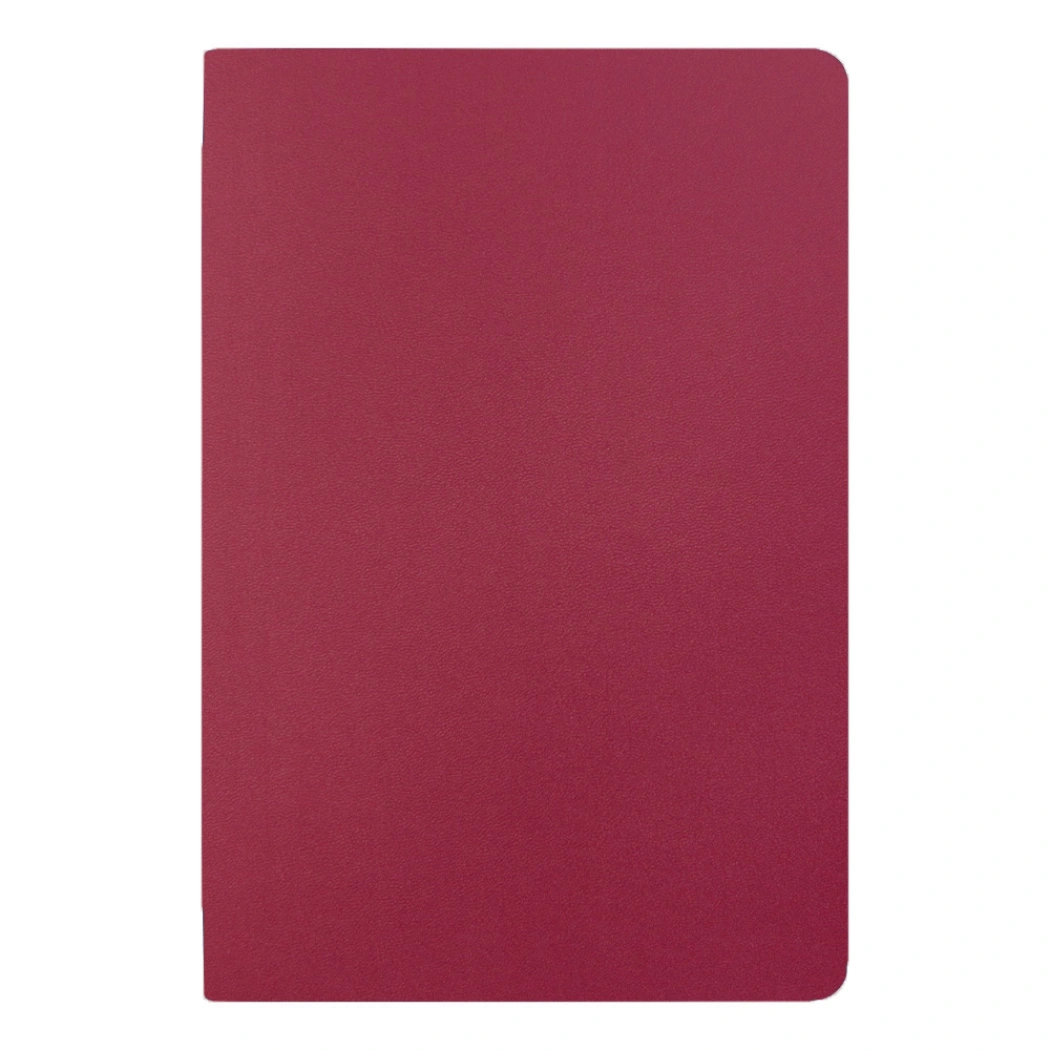 Ежедневник Flexy Velours de soie  А5, бордовый, недатированный, в гибкой обложке