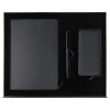 Набор подарочный Solution Prestige Yota Trio (Ежедневник Flexy Latte Soft Touch Black Edition Color А5, Внешний аккумулятор (powerbank) «WeCharge Soft Touch», Ручка Grand Attashe металлическая,) в подарочный коробке, черный