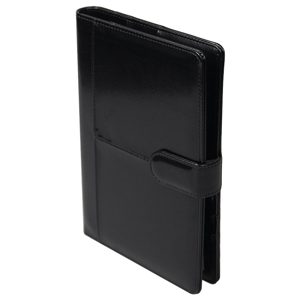 Ежедневник в суперобложке Country Business Pristine A5+, черный, недатированный, с магнитным клапаном, в твердой обложке c поролоном, в подарочной коробке
