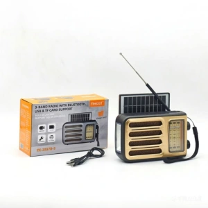 Ретро радио Heritage Melody,  Bluetooth, AM/FM/SW, LED-подсветкой, USB, TF и MP3-плеером, цвет светло-коричневый